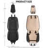 hoozoom Leather car Seat Covers Breathable Car Seat Protector Front