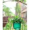 Melphoe 2 Pack Self Watering Hanging Planters Indoor Flower Pots,