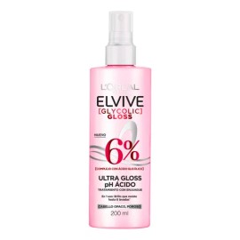 L’Oréal Elvive Glycolic Gloss 200 ml – Tratamiento Iluminador para Cabello Seco