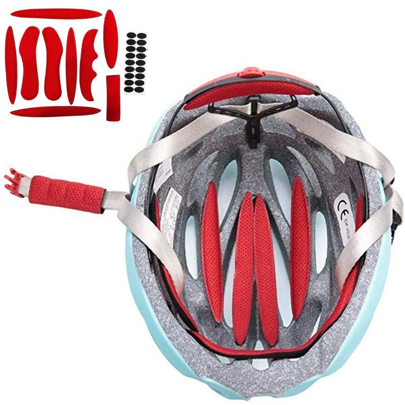 2 Set Helmet Padding Kit Bike Helmet Pad Universal Foam