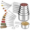 21Pcs Stainless Steel Measuring Cups & Spoons Set – 7