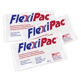 Flexi-PAC Reusable Hot/Cold Compress Pack, 8 x 14 - Bundle of 3 Packs