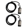 2 Set Proximity Sensor Switch Waterproof NPN DC 2 Wire
