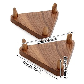AIMALL Walnut Basketball and Sports Ball Display Stand - Multifunctional Pole Bracket for Football, Volleyball, and Other Sports Balls