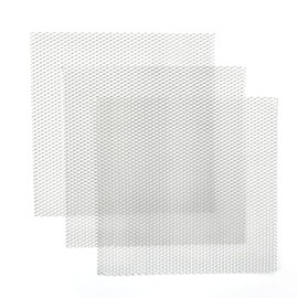 AggAuto 3 x 33 cm Silver Racing Grille, 6 x 12 mm Diamond Racing Grille, Aluminium Alloy Expanded Grille, Universal Fit Automotive Radiator Grille