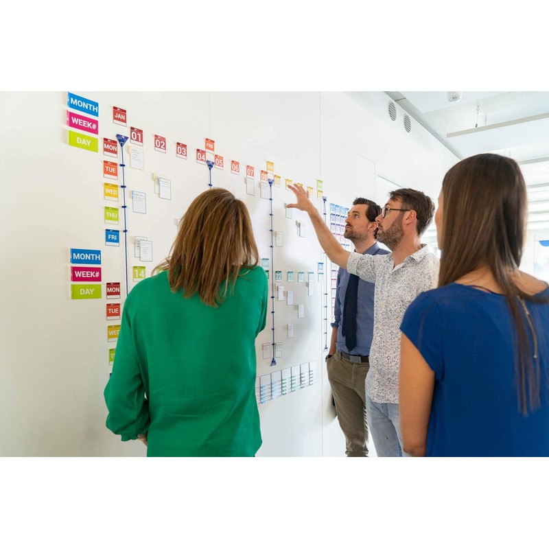 PATboard Scrum Board & Kanban Board - Magnetic Item Cards