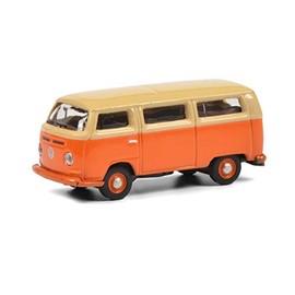 Schuco VW T2a Bus Model Car 1:87 Scale Orange/Beige Version