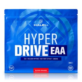 HALEO Hyper Drive EAA Performance Enhancement Collagen Beets Astragin No Artificial Sweeteners Blood Orange Flavor 600g