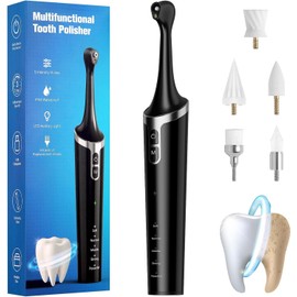 Tartar Remover Teeth Whitening Set Professional Teeth Cleaning Tooth Polisher with 5 Modes for Teeth Cleaning & Teeth Whitening, Teeth Whitening Teeth Set with 5 Heads