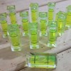 SIZIKJXGHWYI 6Pcs Small Bubble Level 10x10x29mm Mini Square Spirit Level
