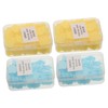 Kisangel 4pcs Travel Soap Sheets Bulk Soap Piece Portable Sheets