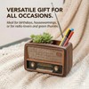 Milnnie 4.7 Inch Unique Succulent Pots - Retro Radio Shaped