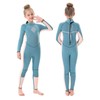 Seaskin Kids Wetsuit for Girls Toddlers, 3mm Back Zip Full