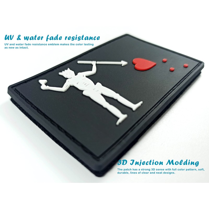 JBCD Pirate Edward Teach Flag Patch Blackbeard Pirate Tactical Patch