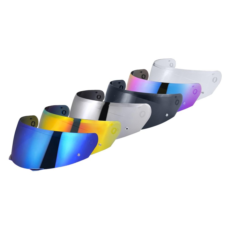 JQF Gear i90 Motorcycle Helmet Visor Compatible with HJ-33/ i90