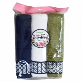 Premium Absorbent Face Towel 3-Pack Fabric
