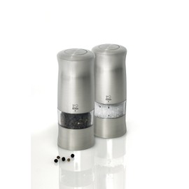 Peugeot Zeli Electric Pepper Mill, Abs, Steel, 5.6 x 5.6 x 14 cm