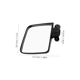 iplusmile 1 Set Wide Angle Side Mirrors for Golf Cart Durable Rear View Mirrors with Clear Imaging Shock Resistant Design Enhanced Safety for Optimal Visibility While Driving and Parking