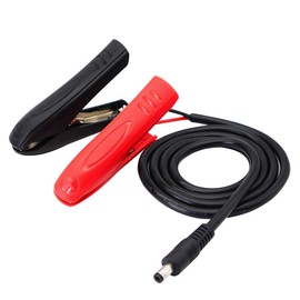 SinLoon Alligator Clip to DC Battery Jumper Cable,Booster Jumper Cable, with Battery Clamp 12V/ 24V Battery Clip for for Boat, RV Battery, Air Pump,Car Fridge and More(DC/1M)