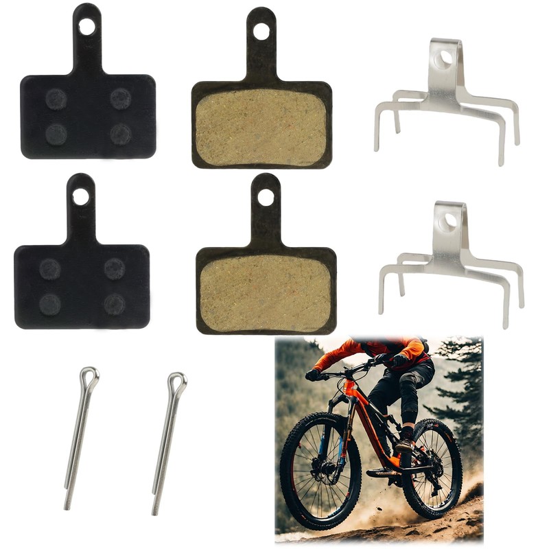 Jecdfs 2 Pairs High Performance Bicycle Brake Pads, Compatible with