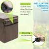 MountainLoc Garden Deck Box Cover, Storage Box Protective Covers With