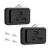 ON OFF Switch 12V USB Outlet for RV Camper QC