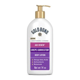 Gold Bond Age Renew Crepe Corrector Body Lotion, Replenishing & Smoothing Formula, 14 oz.