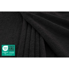 American Soft Linen Oversized Bath Sheet 40x80, Jumbo Large Bath Towels for Bathroom, 100% Ringspun Cotton Bath Sheet for Adults, Bath Sheets Towels, Black Bath Sheet