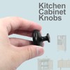 Waziaqoc 10 Pack Matte Black Kitchen Cabinet Knobs, Stylish Dresser
