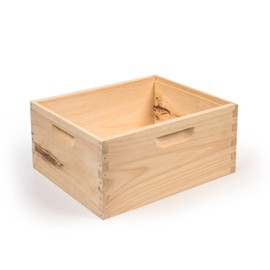 Lehman's Stoney Acres Beekeeping Beehive Box, 10 Frame Deep Assembled Super or Brood Honeybee Hive Box, Amish Made