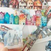 Scrapbooking Stickers Accessory Set, 20 Sheets City Themed Scrapbooking Stickers