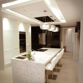 Megaluz L06DC03W Lampara de techo led empotrable 3w, plafones led para techo, diseño metálico, ahorro de energía, Luz Calida, 210 Lumenes (6)