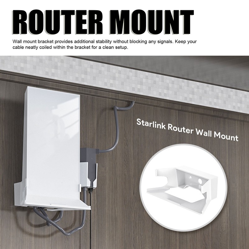 Router Wall Mount Stand Stability Support Router Protective Holder with