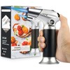 Blow Torch, Home-Grade Kitchen Cooking Torch with Lock Adjustable Flame