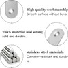 HXJDAM 20Pcs Metal Plate, Steel Plate(77x16x2mm), Metal Brackets for Wood,