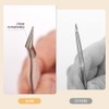 Tweezers for Eyelash Extension Eyelash Tweezers Curved Pointed Lash Tweezers