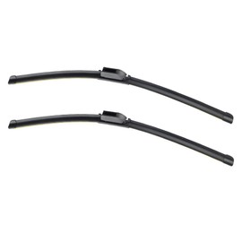 Alpmosn 22" + 22" Windshield Wiper Blades (Set of 2), Premium All-Seasons Quality Wiper Blades Easy Install & Superior Road Visibility, Automotive Replacement Durable Stable Accessories