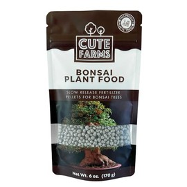 Bonsai Slow Release Fertilizer Pellets for Indoor and Outdoor Plants (6 oz) Resealable Bag