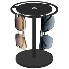 Lepidi Acrylic Sunglasses Holder, Acrylic Glasses Holder, Rotating Sunglasses Organiser, Acrylic Glasses Holder, Rotating Acrylic Sunglasses Holder Rack, 360 Degree Rotating Acrylic Glasses Stand