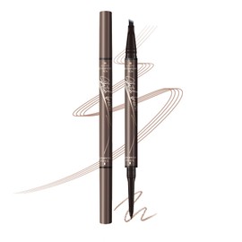 Music Flower eyebrow pencil,Dual-Ended Microfilling Eyebrow Pen, Liquid Eyebrow Pen with 4 Micro Brush-Tip Applicator & Brow Defining Eyebrow Pencil with Precision Tip (Chestnut)