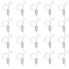 Haofy Pack of 20 Multifunctional Cage Door Spring Hooks Metal