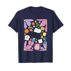Back to School Essentials - Cute Colorful School Supplies T-Shirt