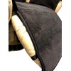 Alpenwolle Armchair Protector Relaxing Chair Anthracite / Black with Pockets