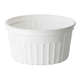 VEPATIM Soup to Go Airpac Soup Cups Thermal Insulating Polypropylene 350 ml White Pack of 50