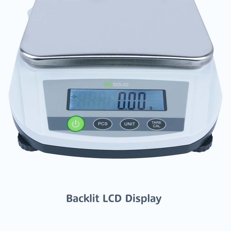 U.S. Solid Digital Lab Scale 5000g/11lb x 0.01g - Precision