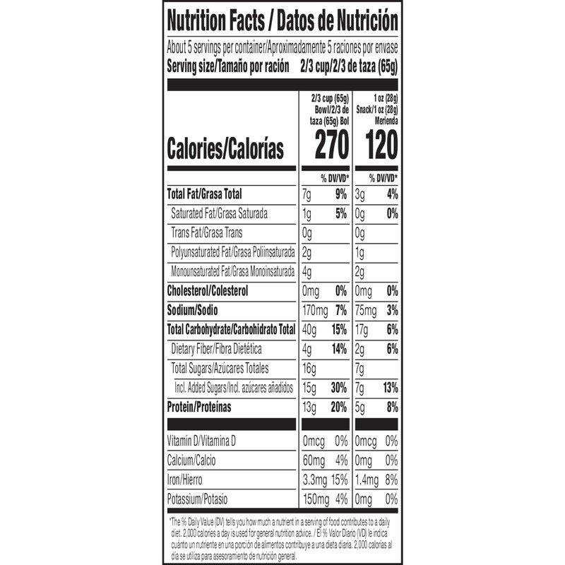 Nature Valley Protein Granola, French Vanilla Granola, Resealable Snack Pouch,