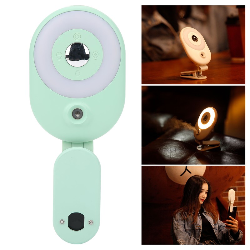 Dimmable Fill Light Soft Lamp Mini Humidifier for Phone Video