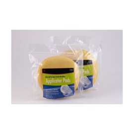 Buffalo Industries (65025) 5" Non-Scratch Microfiber Applicator Pad, Microfiber Cover over Foam Pad (Pack of 2) - Apply Waxes, Polishes, Protectants and Dressings - Smooth, Consistent Application