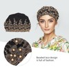 Slouchy Bonnet Casual Fashion Beaded Lace Breathable Loose Lazy Chemical
