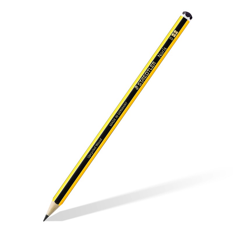 STAEDTLER 120-1 Noris Graphite Pencils - B (Box of 12),Black